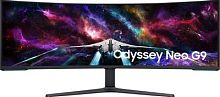 Монитор Samsung 57 Odyssey Neo G9 S57CG952NI черный VA LED 32:9 HDMI полуматовая HAS Piv 420cd 178гр/178гр 7680x2160 240Hz FreeSync Premium Pro DP Dual UHD USB 19кг | код 1981707 | SAMSUNG