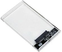 Внешний корпус для HDD/SSD AgeStar 3UB2P4C SATA III USB3.0 пластик прозрачный 2.5 | код 1692105 | AgeStar