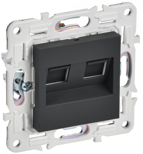 SKANDY Роз. комп. 2-ая RJ45 кат.6 SK-K04G граф. IEK | код SK-K20-2-K53 | IEK