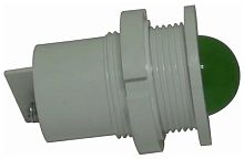 Лампа коммутаторная светодиодная СКЛ12-3-220 зеленая | код 584 | Каскад-Электро