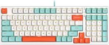 Клавиатура A4Tech Fstyler FS300 механическая белый USB for gamer LED (FS300 PANDA SNORKLENING) | код 2000134 | A4TECH
