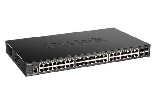 Коммутатор управляемый PoE L2 48 портов 10/100/1000 Мб/с, 4хSFP+, 370 Вт | код DGS-1250-52XMP/A1A | D-Link