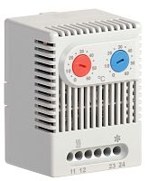 Термостат двухканальный УККт от 0 до +60°C NO+NC | код YCE-DTNO-NC-60 | IEK