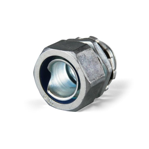 Муфта вводная для металлорукава ВМ (РКн) - 12 мм (3/8) (1 шт.) Fortisflex | код 61368 | Fortisflex