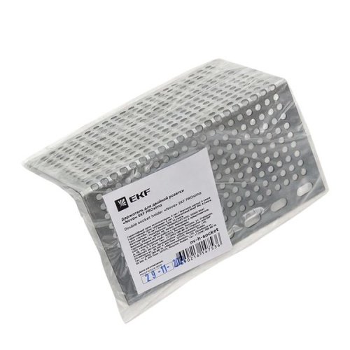 Держатель для двойной розетки "Nova" PROxima | код nv-h-socket | EKF фото 3