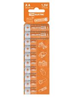 Элемент питания LR6 AA Alkaline 1,5V SC-10 TDM | код SQ1702-0058 | TDM