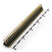 Штырь для плат 1.27 мм RUICHI PLLD1.27-80S, 80 контактов | код 71959 | Ruichi