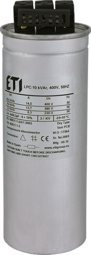 Конденсаторная батарея LPC 10kVAr (400V) | код 004656750 | ETI