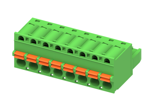 MC-RJ5.0H09P-0001 Клемма МС шаг 5.0мм, 9 конт., зел., шт | код MC-RJ5.0H09P-0001 | SUPU