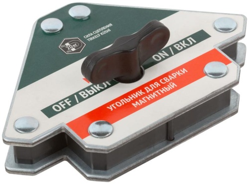 Угольник для сварки магнитный отключаемый тип "стрелка" усилие до 20кг FIT 81816 фото 2 Угольник для сварки магнитный отключаемый тип "стрелка" усилие до 20кг FIT 81816 фото 2