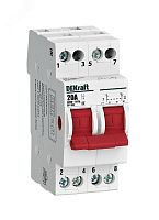 Выключатель-разъединитель трехпозиционный 2P 20A ВР-103 | код 17207DEK | Dekraft