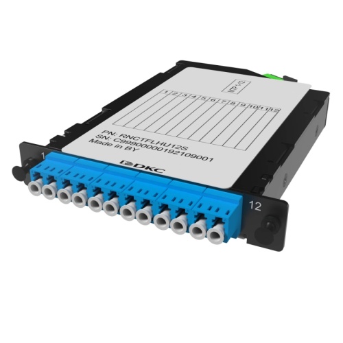 Претерминированная кассета 12ОВ 09/125 OS2, 1xMTP(12)f/6xLC-UPC Duplex, 1/2 HU | код RNCTFLHU12S | DKC