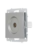 Розетка телевизионная проходная TV 1-м СП Vesna механизм платина LEZARD 742-3588-129