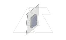 Кожух защитный для вентиляторов WTSV10 оцинкованный окрашенный RAL7035 | код WTCV10F | ETA