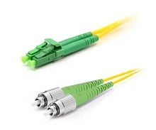 Патч-корд оптический LANMASTER, LSZH, дуплексный, ST/APC-LC/APC, SM OS2, 1.0 м | код LAN-2ST-2LC/SA-1.0 | LANMASTER