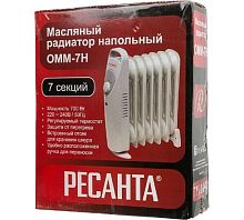 Радиатор электрич.7 секц. масл. ОММ- 7Н (0.7кВт) | код 67/3/1 | Ресанта