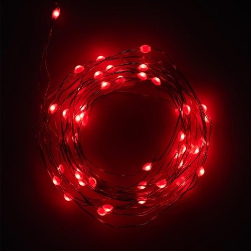 Гирлянда "Нить" ILDM048RGB-C-USB-RC 48 RGB минисветодиодов 4.8м с контроллером для помещений пульт SHLights 4690601049964 фото 3