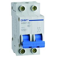 Автоматический выключатель DZ47-60 2P 40A 4.5kA х-ка C (CHINT) | код 188032 | CHINT