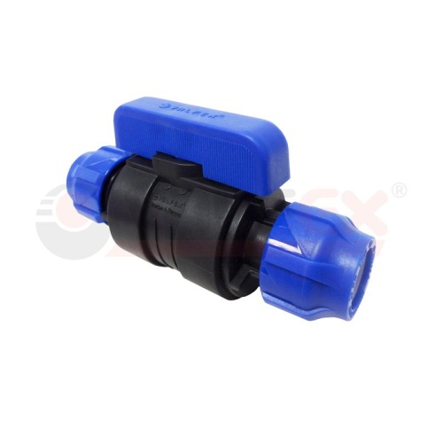 Кран шаровый ПНД для трубопроводов х/в цанга - ца га разборный 63х63 | код 121001236363 | Valfex Кран шаровый ПНД для трубопроводов х/в цанга - ца га разборный 63х63 | код 121001236363 | Valfex