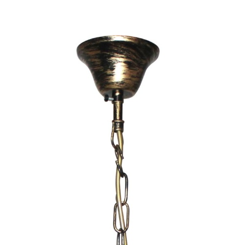 Светильник Рустика 254 черн. мат. зол. НСБ 01-5х60-126 Е14 ИУ | код 1005404273 | Элетех фото 2