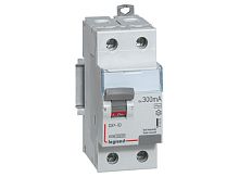Дифференциальный выключатель нагрузки DX3 2 полюса, 63А, Тип AC, 30мА | код. 411506 | Legrand