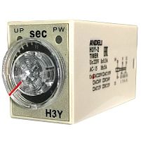 Реле времени H3Y-2 5А 30s 230В (ANDELI) | код ADL09-103 | ANDELI