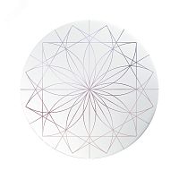 Светильник светодиодный ДБО-18w 6500К 1380м IP20 матовый рисунок с декоративным узором Астра | код 5031029 | JazzWay