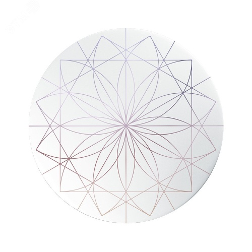 Светильник светодиодный ДБО-18w 6500К 1380м IP20 матовый рисунок с декоративным узором Астра | код 5031029 | JazzWay