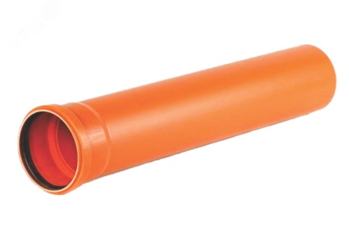 Труба НПВХ наружной канализации SN 4 110х3000 мм | код 1491059 | Хемкор
