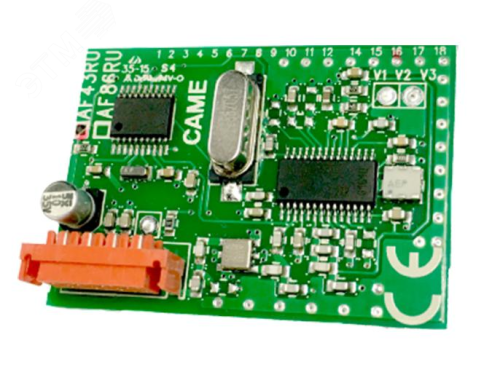 Плата-радиоприемник 433.92 МГц | код AF43RU | CAME