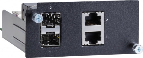 Модуль PM-7500-2GTXSFP Gigabit Ethernet module with 2 10/100/1000BaseT(X) or 100/1000BaseSFP slot combo ports | код 00-06086784 | MOXA