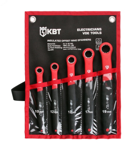 Набор диэлектрических накидных ключей НИИ-07 серия ПРОФИ | код 62149 | КВТ