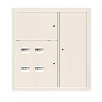 Щит этажный 4 кв. RAL9001 (1000х950х150) EKF Basic | код mb28-v-4-r9001 | EKF