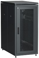 ITK Шкаф сетевой напольный 19" LINEA N 28U 600х1000мм перфорированные двери черный | код LN05-28U61-PP | IEK