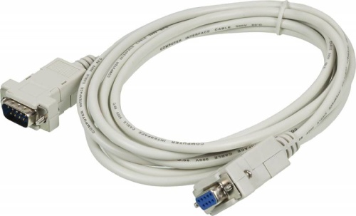 Кабель-удлинитель Ningbo COM 9pin (m) COM 9pin (f) 3м серый | код 840458 | NINGBO