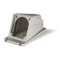 Бокс угловой для встраиваемых разъемов уст. 100x110mm (63A), ввод M40x1.5, IP66/IP67/IP69 | код 570.M0163 | Scame
