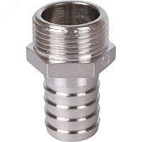 Штуцер НР никелированный 3/4'x20 | код SFT-0067-003420 | STOUT