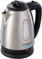 Чайник электрический Scarlett SC-EK21S20 1.8л. 1600Вт черный/серебристый корпус: металл/пластик (EK21S20) | код 333038 | SCARLETT