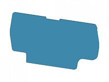 446 551, Концевой сегмент на клеммники PYK 4E (синий), NPP/PYK 4E | код 0.0.0.4.46551 | KLEMSAN