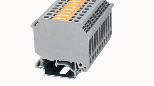 PCMT4-01P-11-00Z(H), Клемма винтовая PC с размыкателем, 4 мм.кв., серый, шт | код 11010000145 | DEGSON