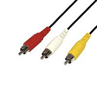 Шнур 3х3 RCA 10м | код 17-0207 | Rexant