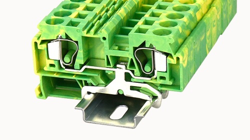 WS10-PE-01P-1C-00Z(H), Клемма пружинная WS, 10 мм.кв., PE, шт | код 11030000020 | DEGSON