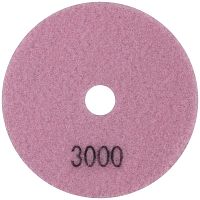 Круг алмазный гибкий шлифовальный АГШК (липучка), влажное шлифование, 100 мм, Р3000 | код 39847 | FIT
