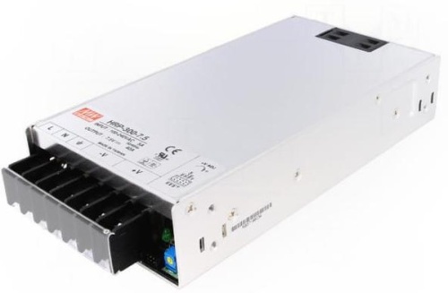 Источник питания AC-DC, 300Вт, вход 85…264V AC, 47…63Гц /120…370В DC, выход 7,5В/0…40A, рег. вых=±15%Uном, изоляция 3000В AC, в кожухе 199х105х41мм, -30…+70С, c корректором коэф. мощности | код HRP-300-7.5 | MeanWell