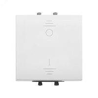 Avanti Выключатель двухполюсный одноклавишный модульный Белое облако 2 модуля | код 4400222 | DKC