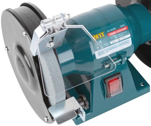 Станок заточной 200Вт 2950об/мин; круги 150/12.7мм; 16мм FIT 80435 фото 6