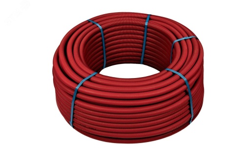 Кожух гофрированный 26 мм красная, бухта 50м | код 50-MR26 | Henco