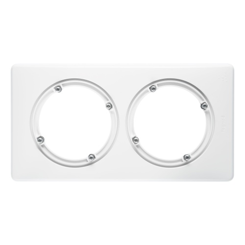 Рамка, двухпостовая, IP44, белый | код 69072 | Legrand