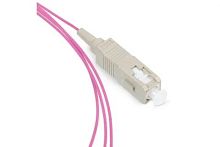 Патч-корд оптический LANMASTER, симплексный, FC/PC-ST/PC, OM4, LSZH, 15 м | код LAN-FC-ST/OM4-15 | LANMASTER