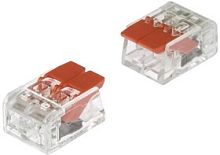 PCT-412 Клемма универ. строит.-монтаж. с рычаж. 2-проводная 0.08-4мм2 (аналог 221-412) 50шт/уп, шт | код PCT-412 | SUPU